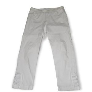 Soft Surroundings white cropped pants